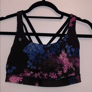 Lululemon Floral Sports Bra